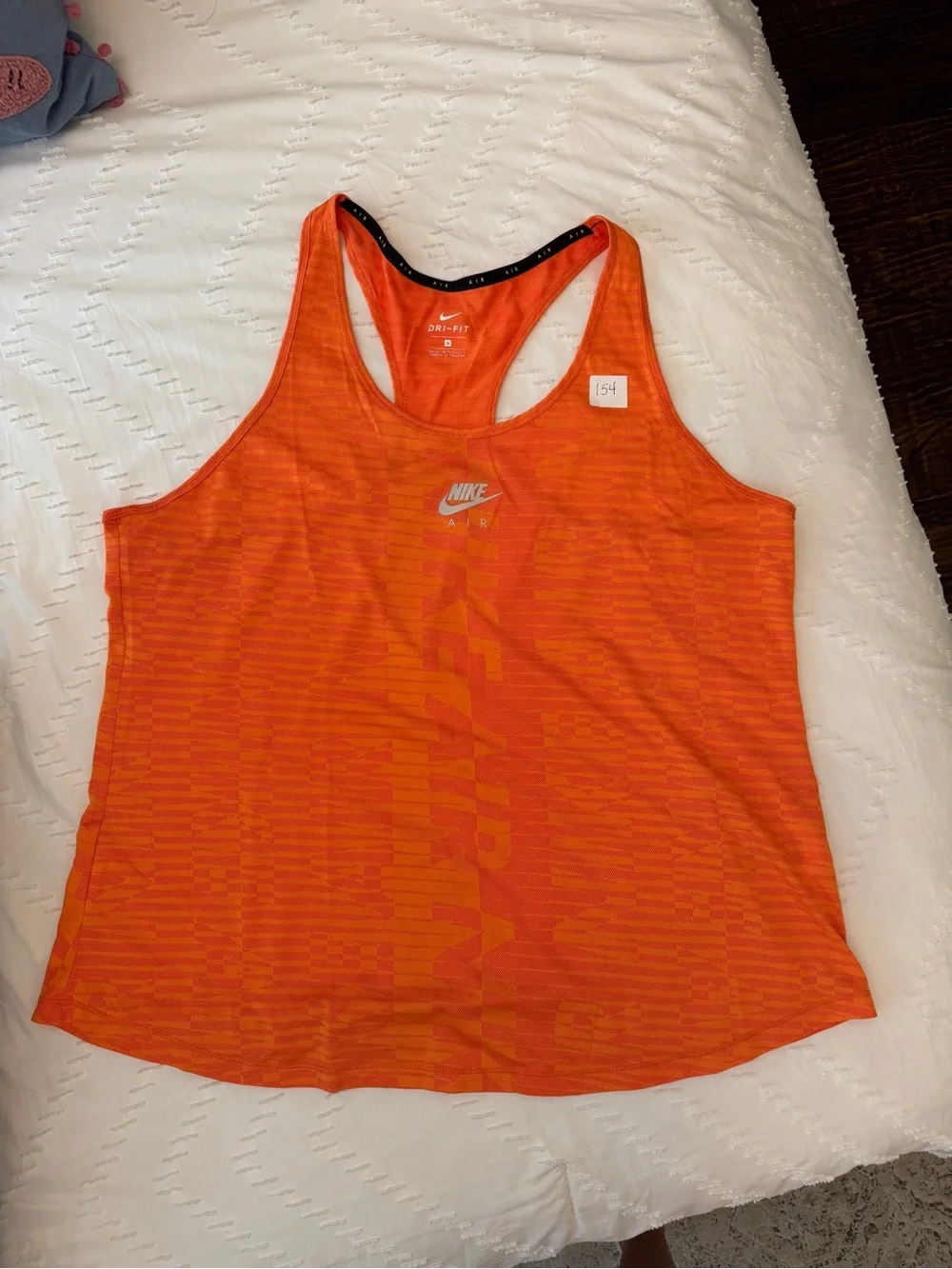 Nike Women’s Orange Racerback Dri-FIT Tank